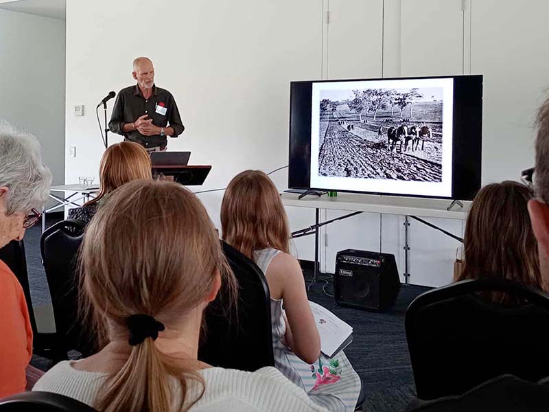 Greg Warburton speaking at the TFOR Forum